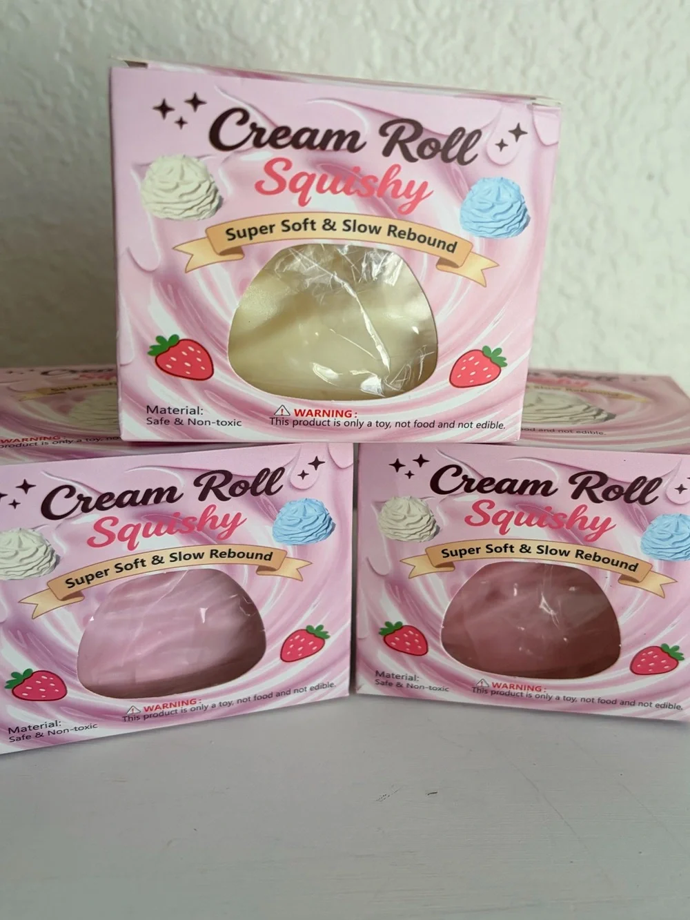 Creamy Roll Squishy Set Vaseline Texture New